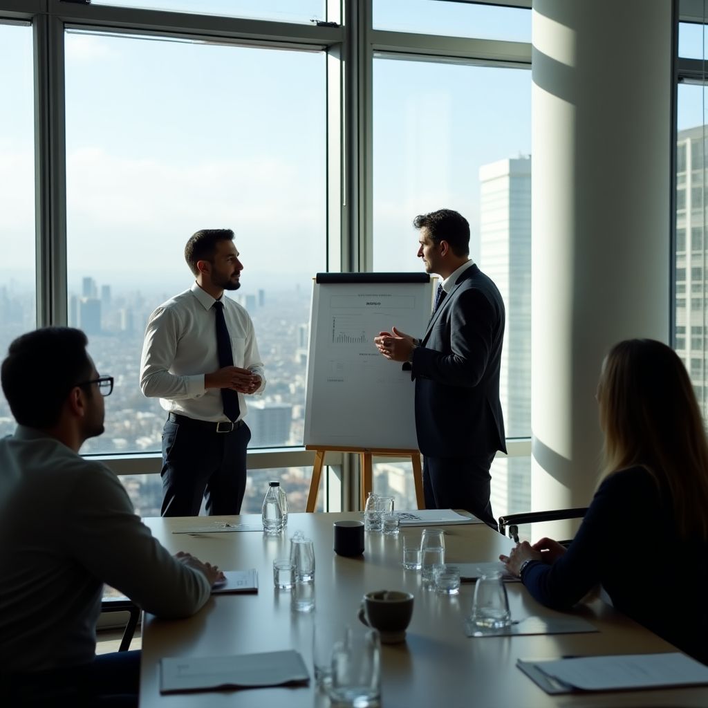Sesión de consulta con cliente